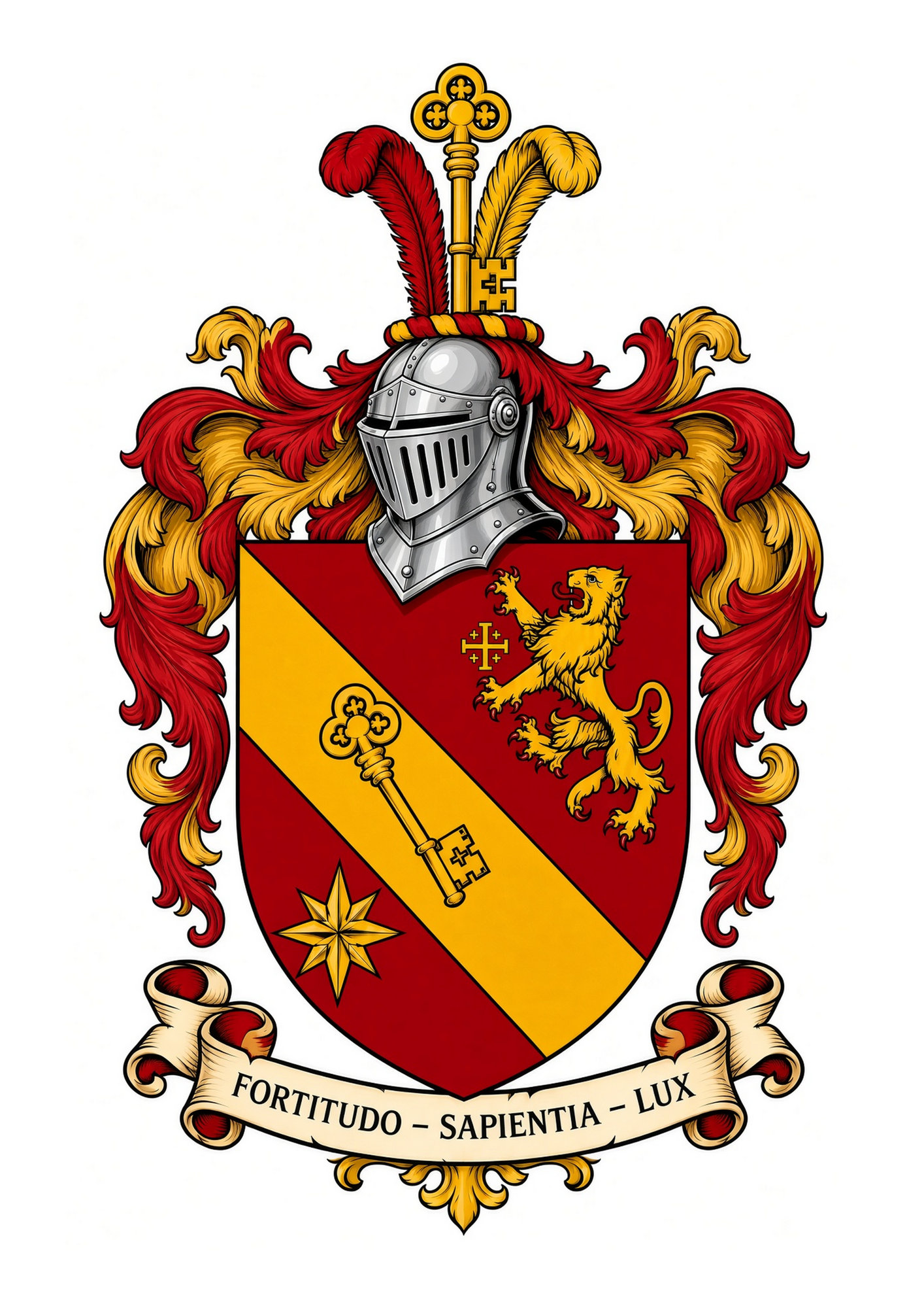 Coat of arms: Fortitudo – Sapientia – Lux